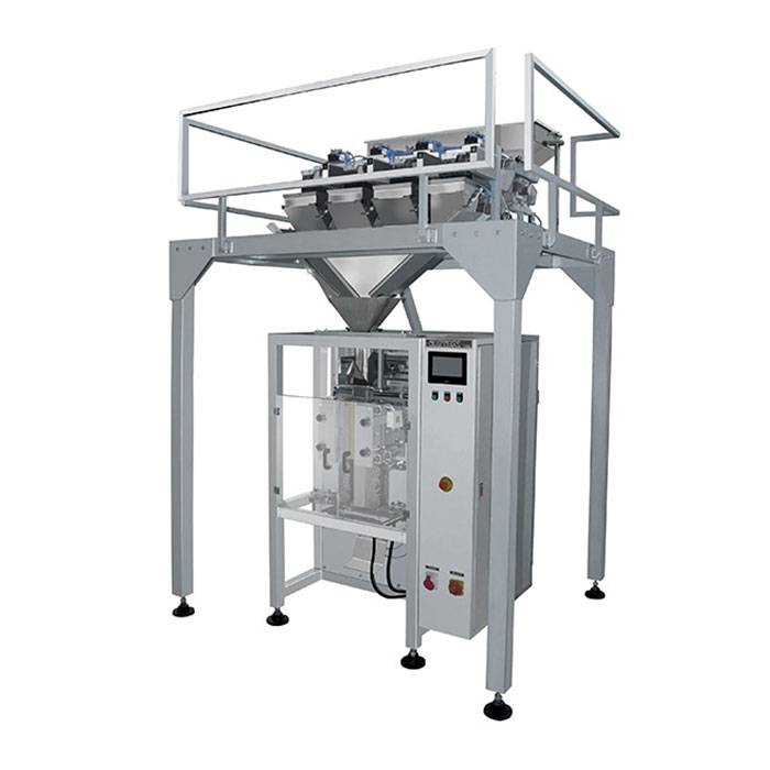 Vertical four side sealed-seal packing machine -4 head automatic electronic weigher
