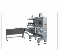 High speed automatic flow pack machine with cross feeder