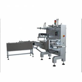 High speed automatic flow pack machine with cross feeder
